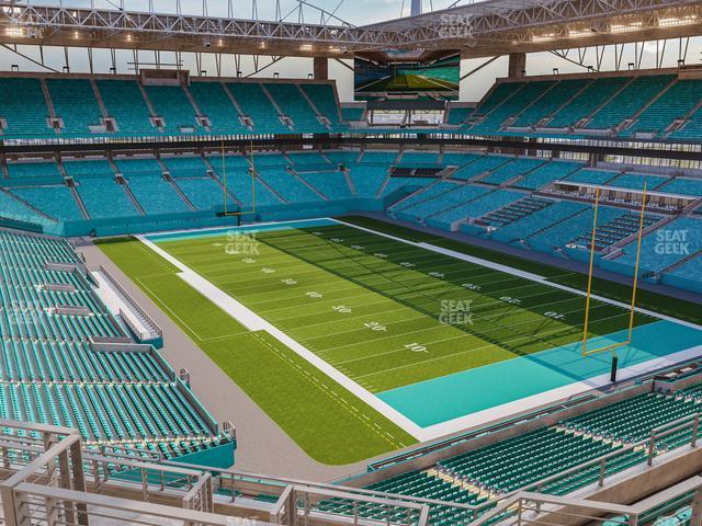 Seating view for Hard Rock Stadium Section 309