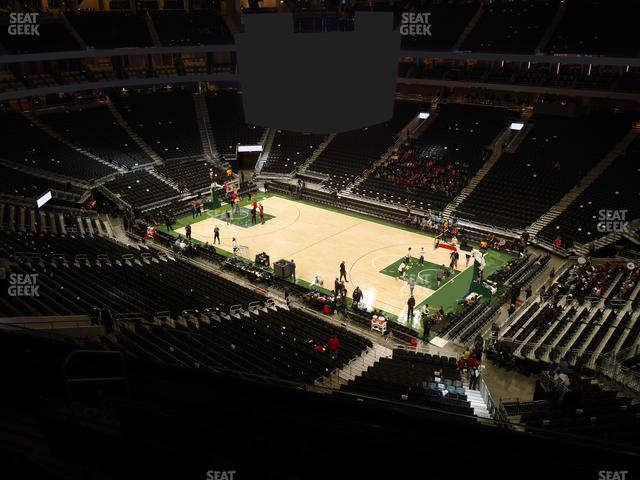 Seating view for Fiserv Forum Section 219