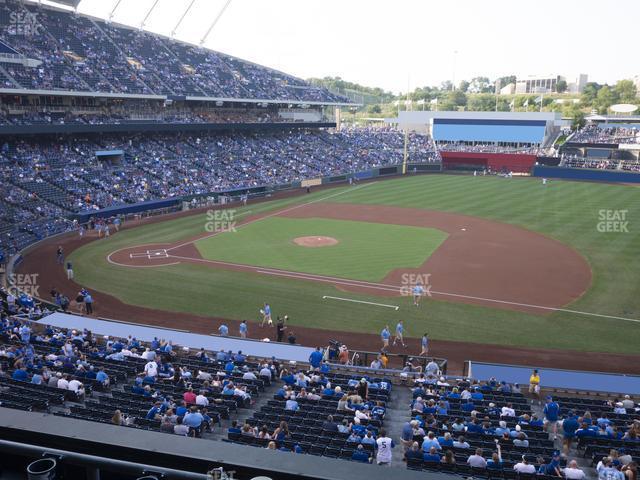 Seating view for Kauffman Stadium Section 318