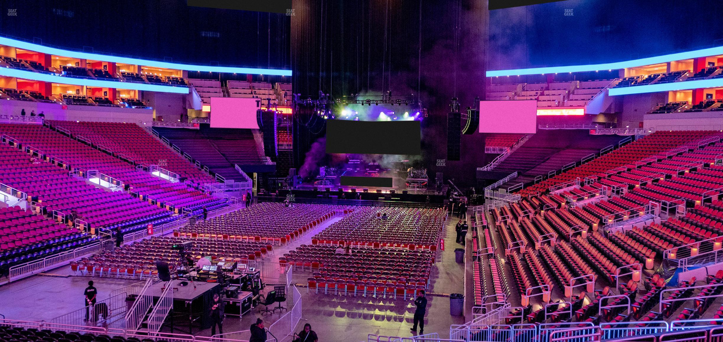 Seating view for KFC Yum! Center Section 110