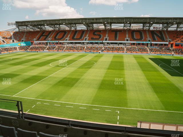 Seating view for Shell Energy Stadium Section Presidents Club 1