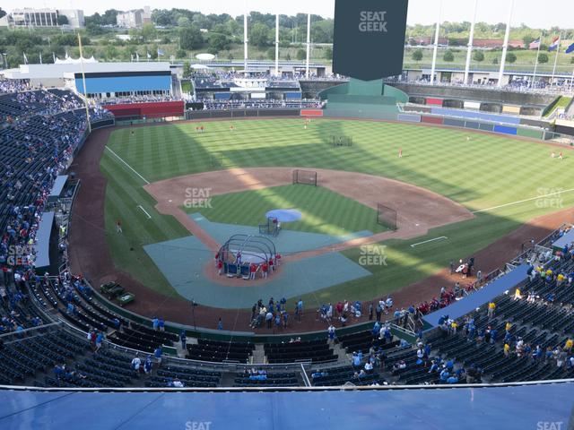 Seating view for Kauffman Stadium Section 422