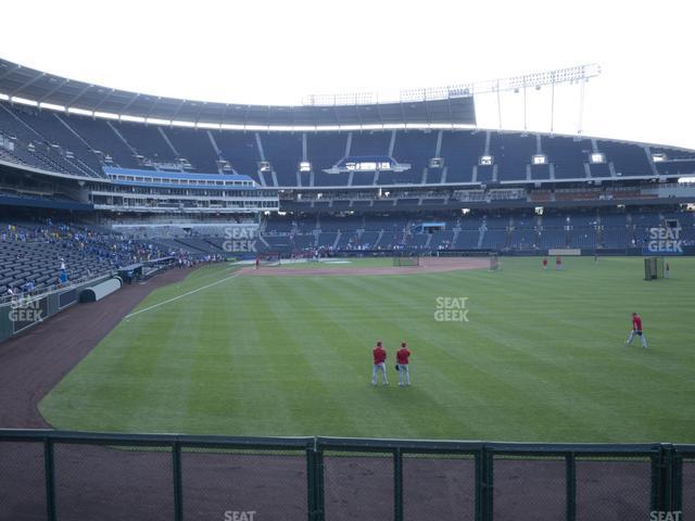 Seating view for Kauffman Stadium Section 151