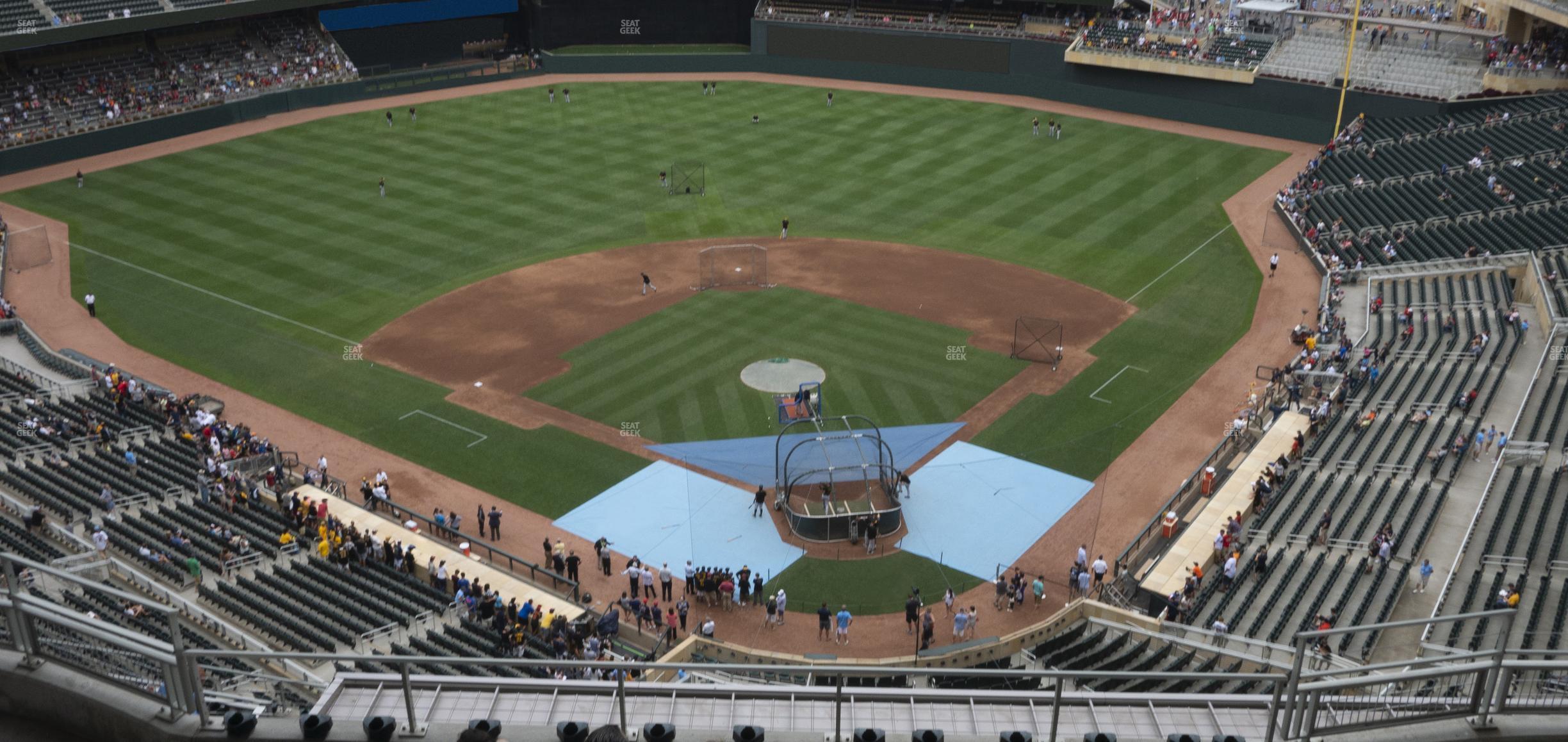 Seating view for Target Field Section 316