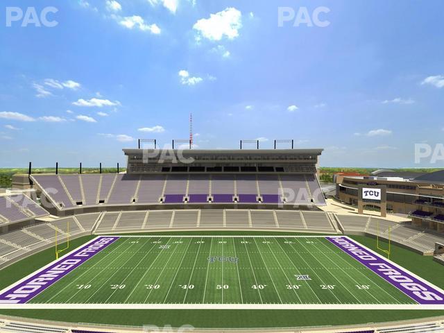 Seating view for Amon G. Carter Stadium Section 306