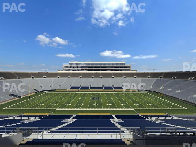 Seating view for Notre Dame Stadium Section 1842 Box 4