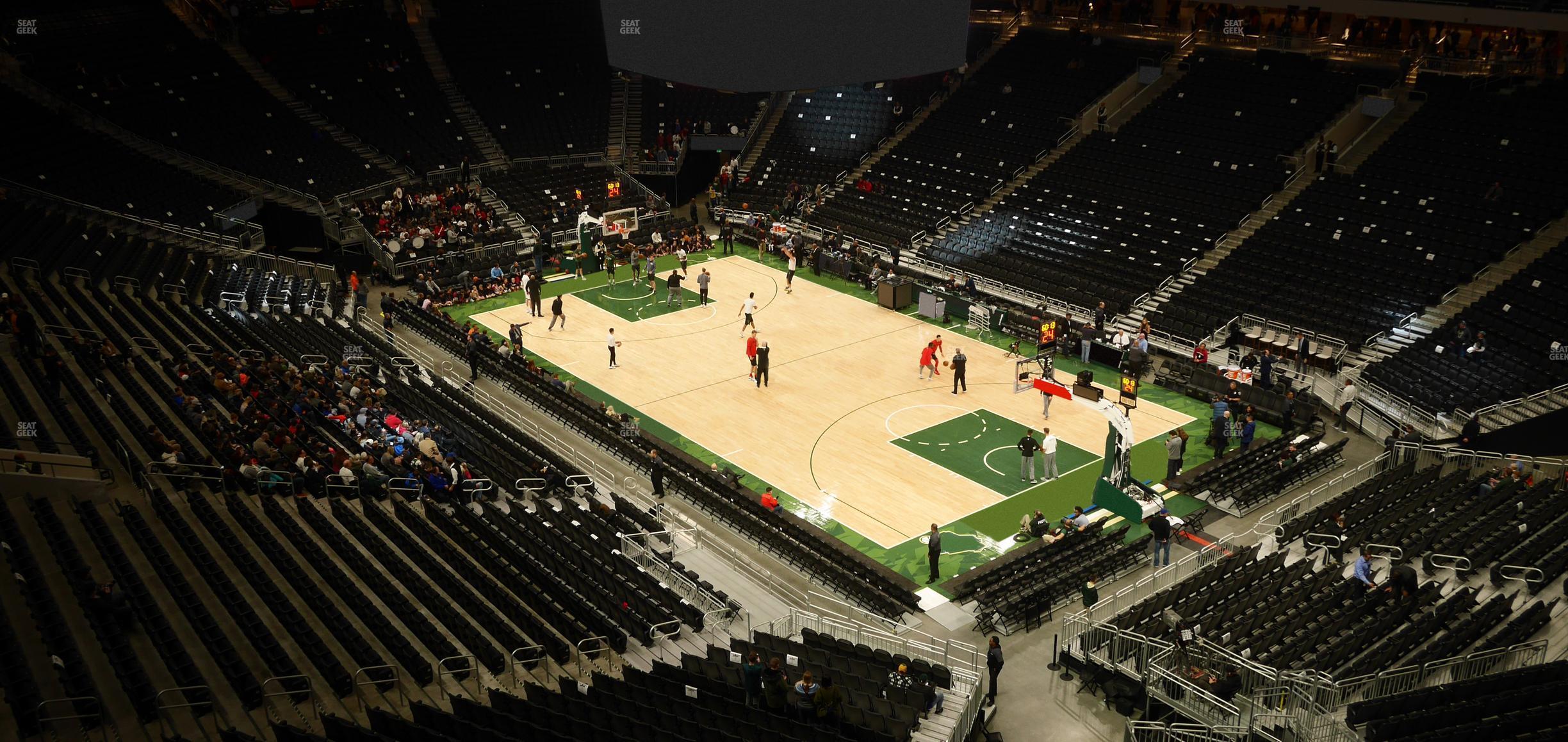 Seating view for Fiserv Forum Section 204