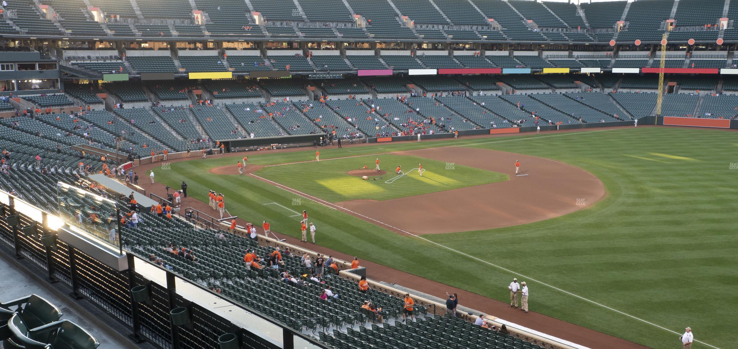 Seating view for Oriole Park at Camden Yards Section 210