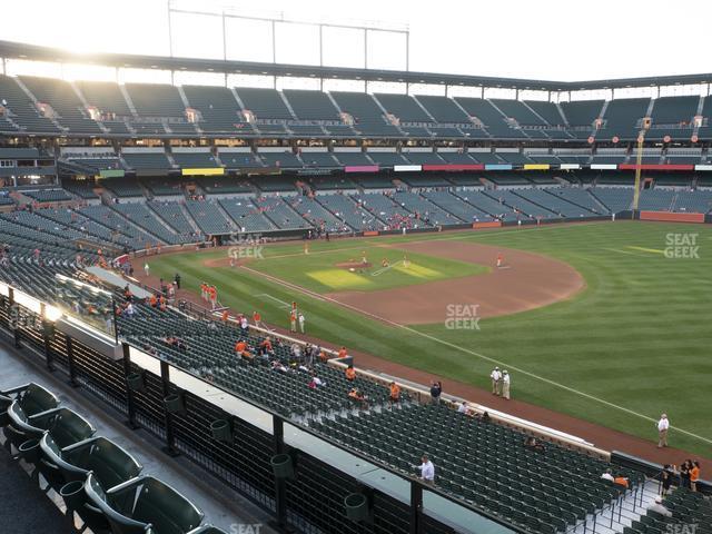 Seating view for Oriole Park at Camden Yards Section 210