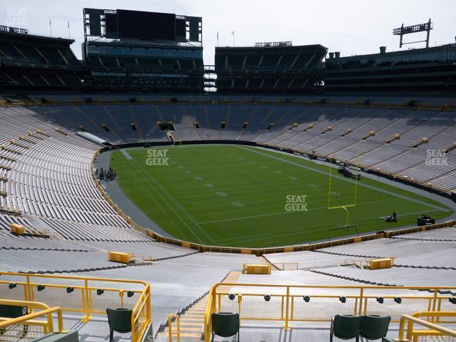 Seating view for Lambeau Field Section 307