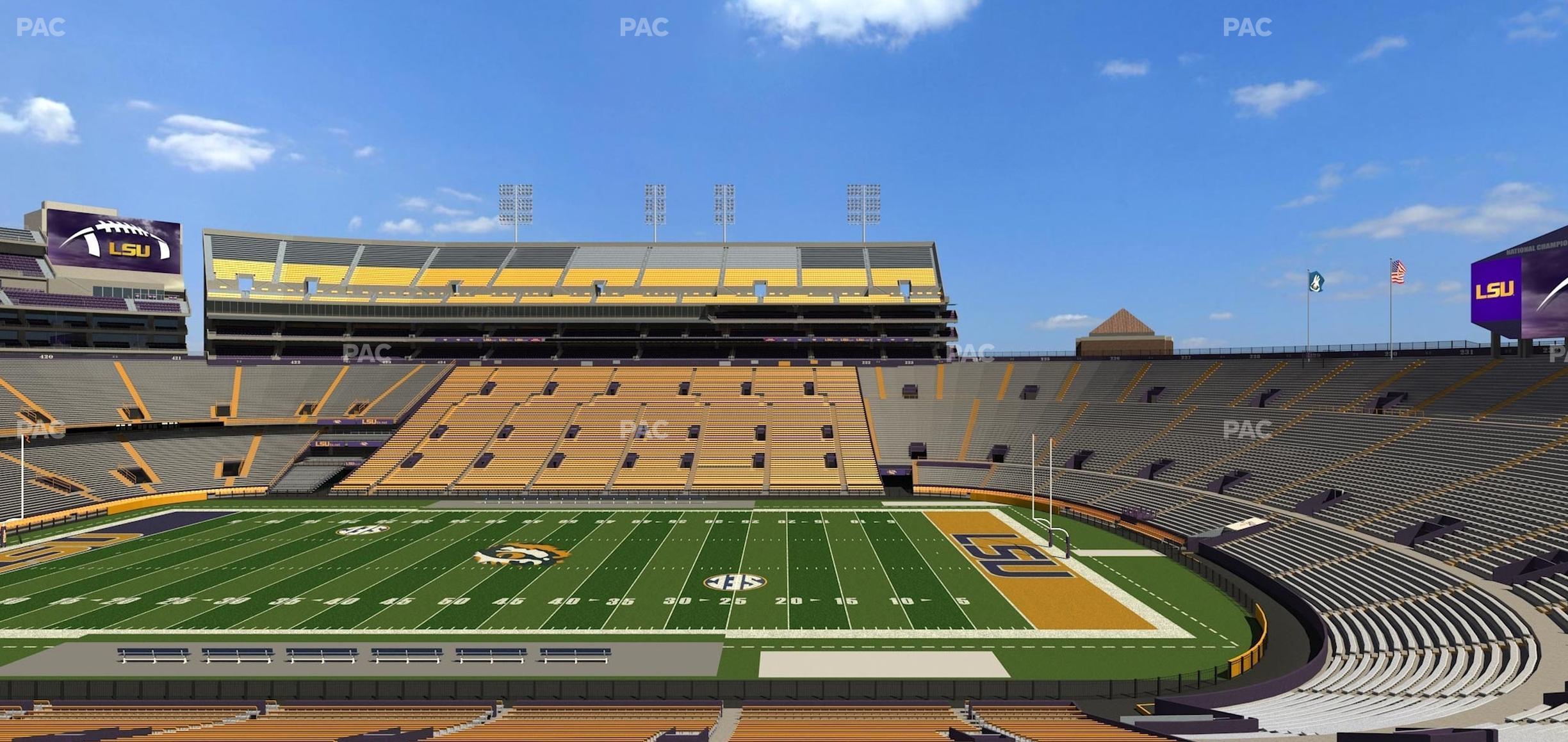 Seating view for Tiger Stadium Section 301