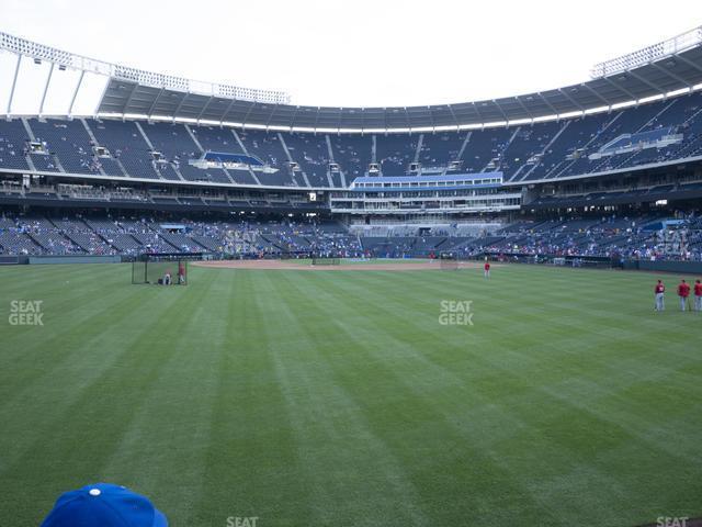 Seating view for Kauffman Stadium Section 102