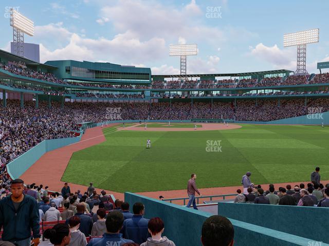 Seating view for Fenway Park Section Right Field Box 87