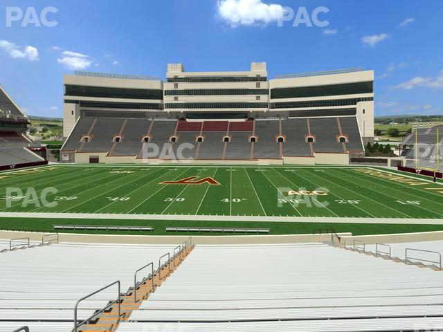 Seating view for Lane Stadium Section 130