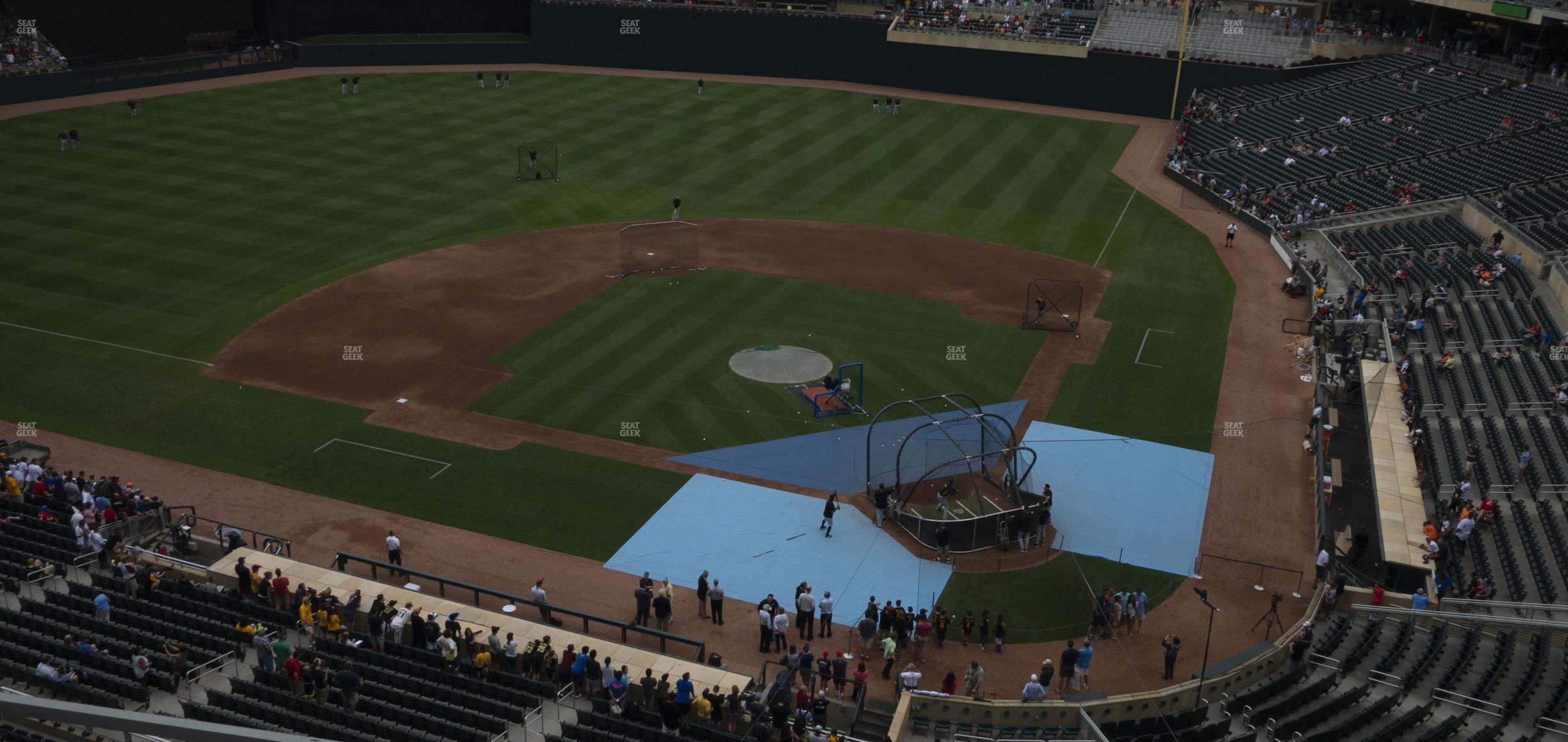 Seating view for Target Field Section 218