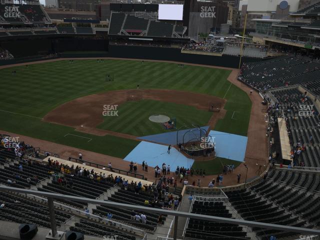 Seating view for Target Field Section 218