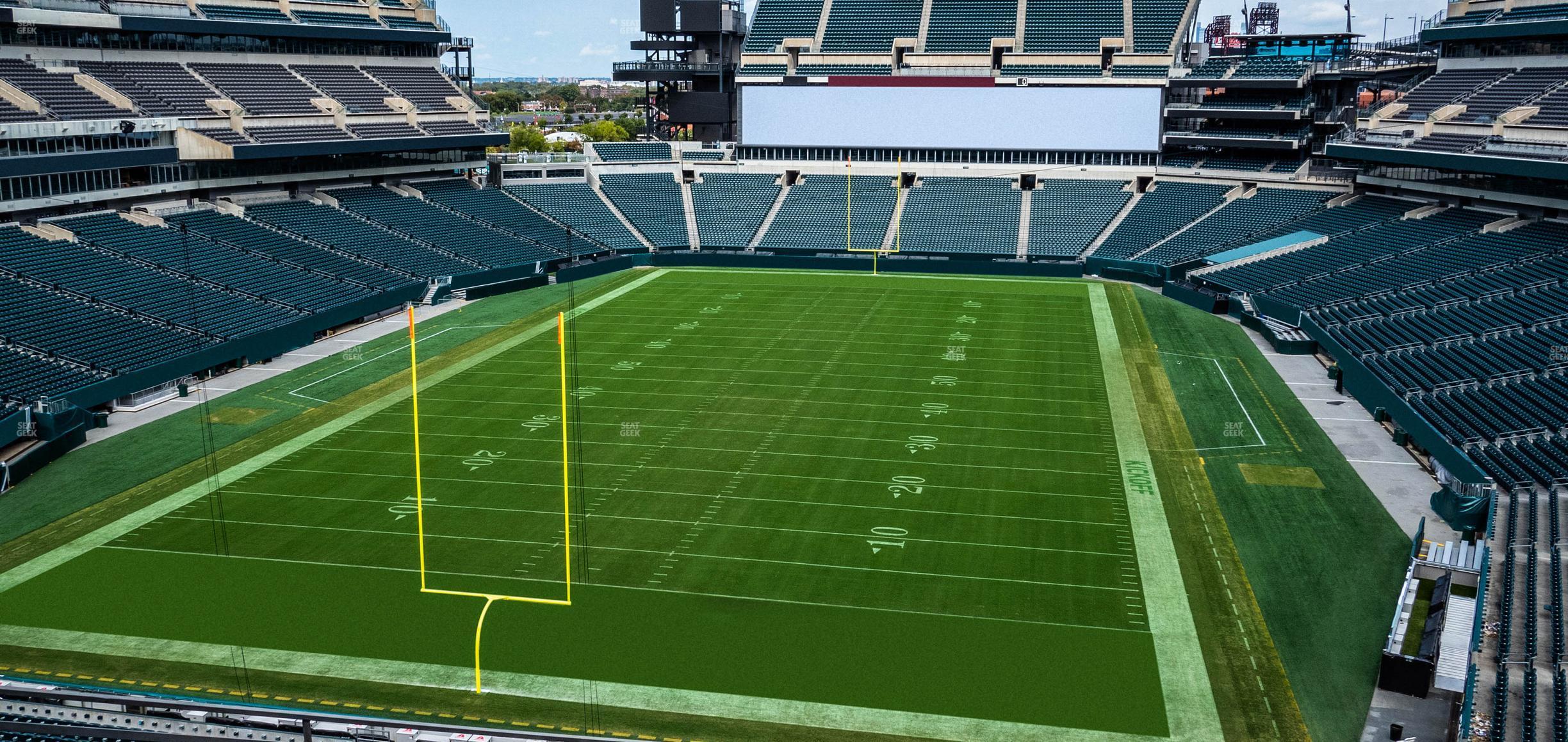 Seating view for Lincoln Financial Field Section M 12