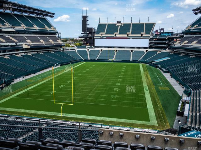 Seating view for Lincoln Financial Field Section M 12