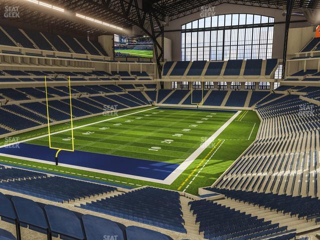 Seating view for Lucas Oil Stadium Section 323