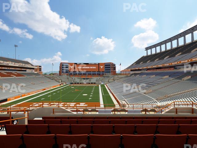 Seating view for Darrell K Royal - Texas Memorial Stadium Section Terrace Club 15