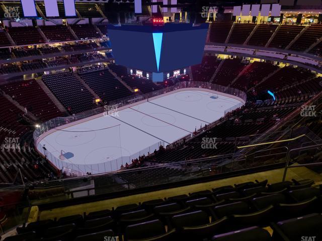 Seating view for Prudential Center Section 208