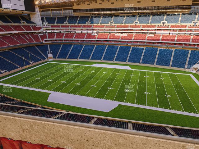 Seating view for NRG Stadium Section 532