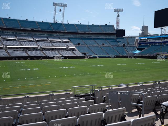 Seating view for EverBank Stadium Section Gallagher Club 12