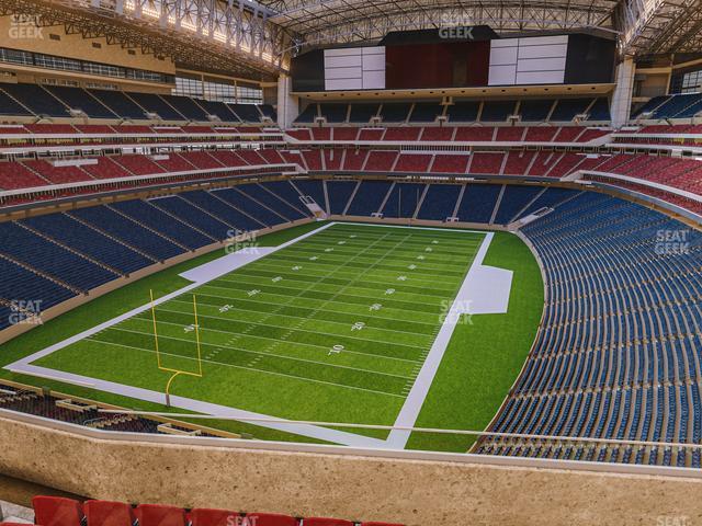 Seating view for NRG Stadium Section 518