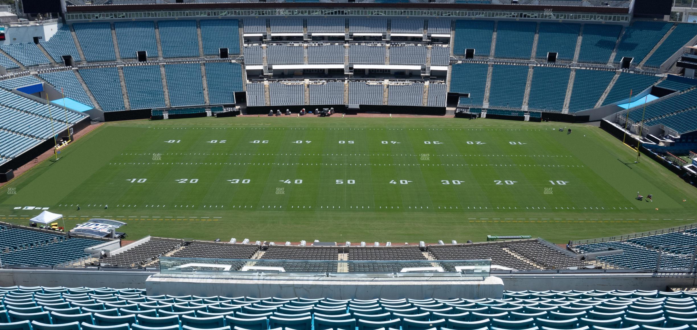 Seating view for EverBank Stadium Section 410