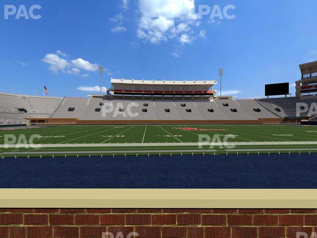 Seating view for Vaught Hemingway Stadium Section Chairback F