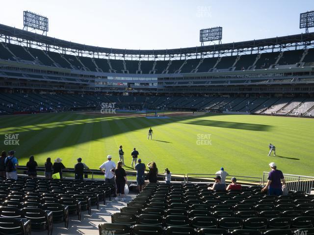 Seating view for Guaranteed Rate Field Section 100