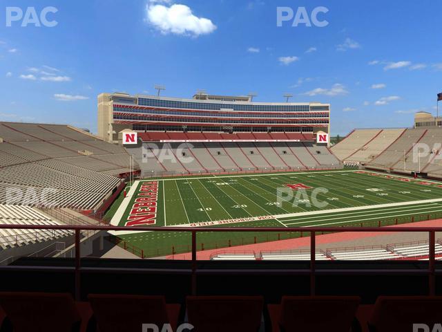 Seating view for Memorial Stadium Nebraska Section 210