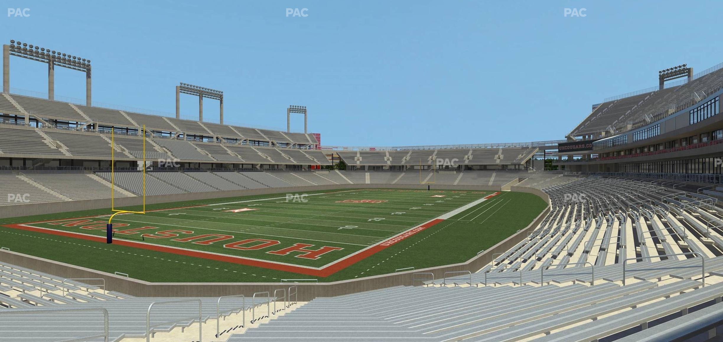 Seating view for TDECU Stadium Section 117