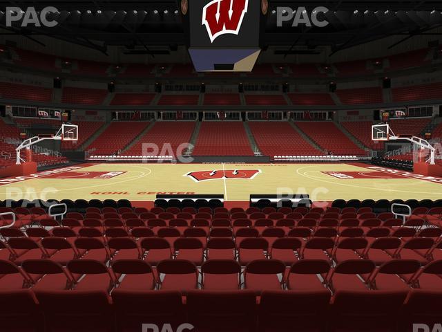 Seating view for Kohl Center Section 108