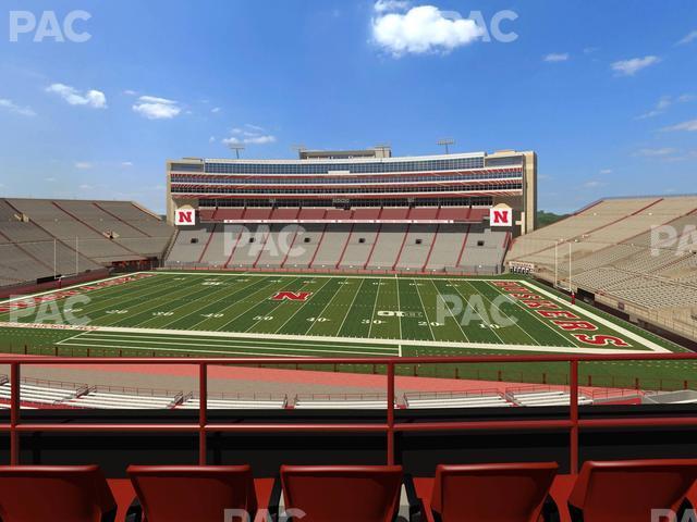 Seating view for Memorial Stadium Nebraska Section 204