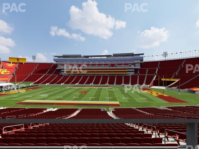 Seating view for Los Angeles Memorial Coliseum Section 121 A