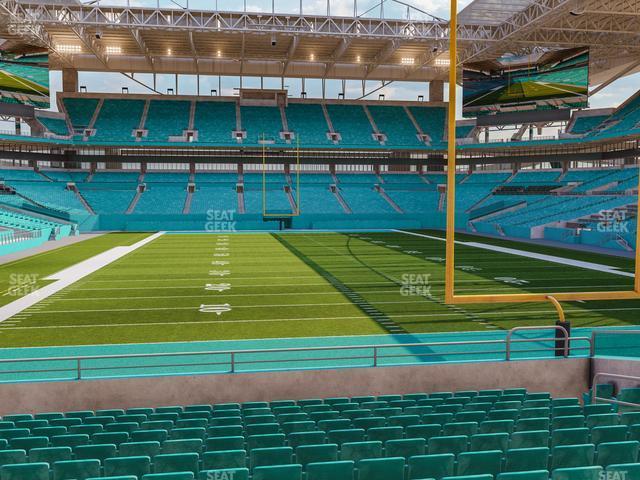 Seating view for Hard Rock Stadium Section 105