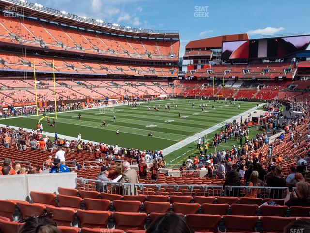 Seating view for Huntington Bank Field Section 101