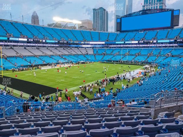 Seating view for Bank of America Stadium Section 351