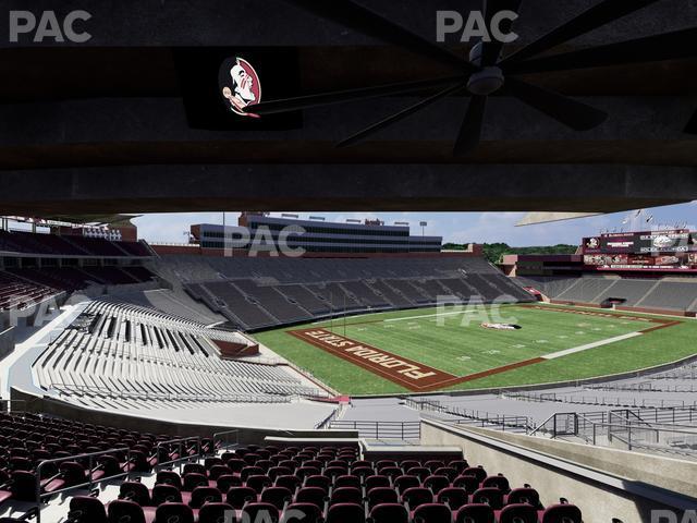 Seating view for Doak Campbell Stadium Section Club 214