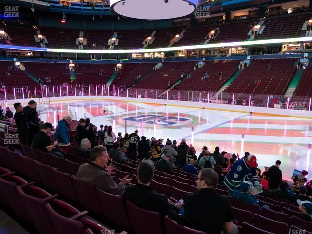 Seating view for Rogers Arena Section 116