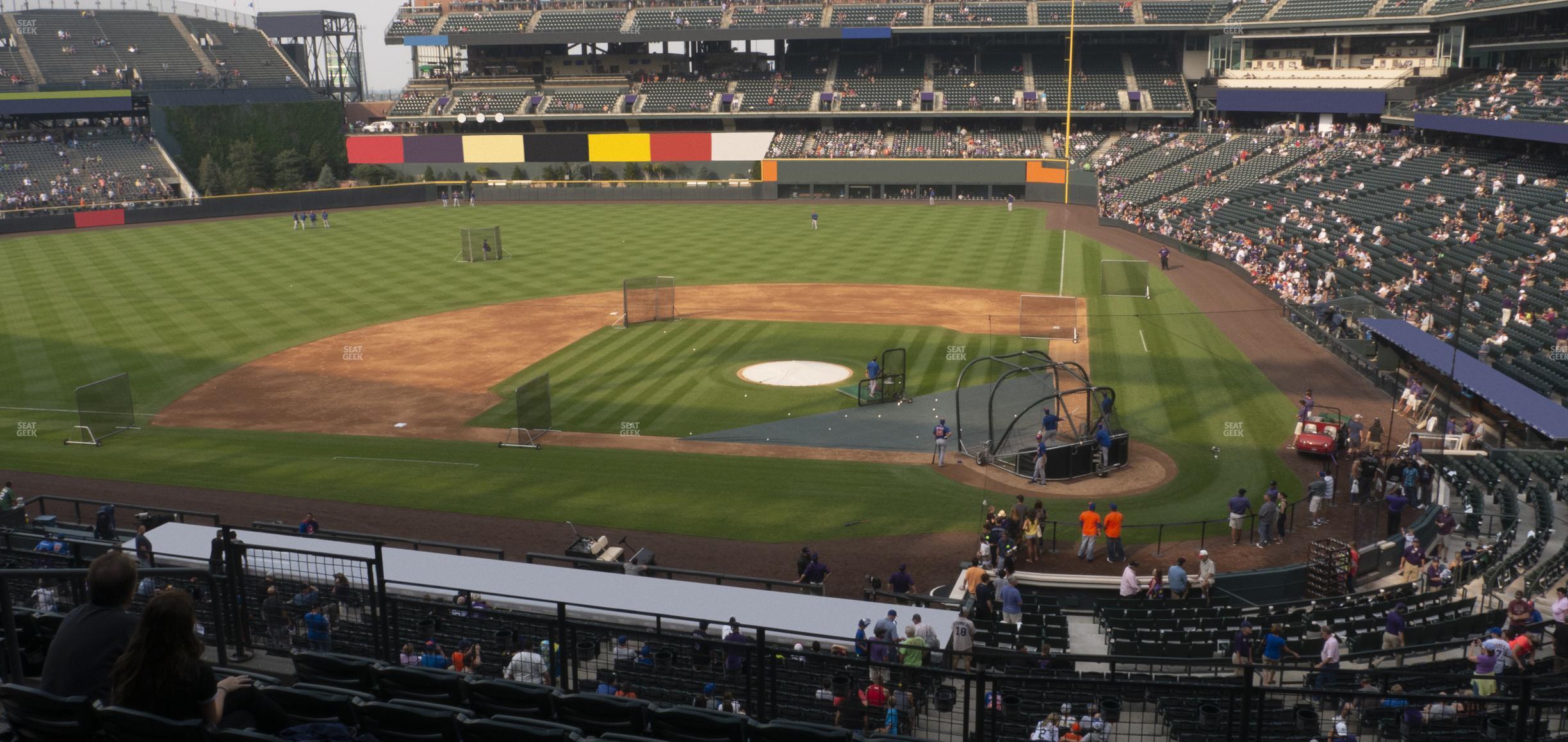 Seating view for Coors Field Section 235