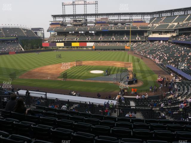 Seating view for Coors Field Section 235