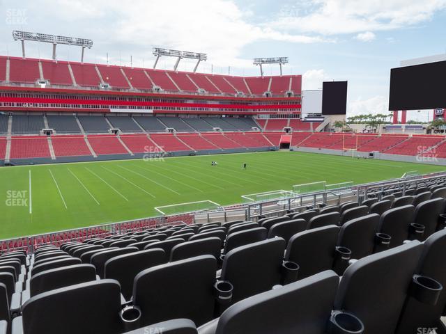 Seating view for Raymond James Stadium Section 207