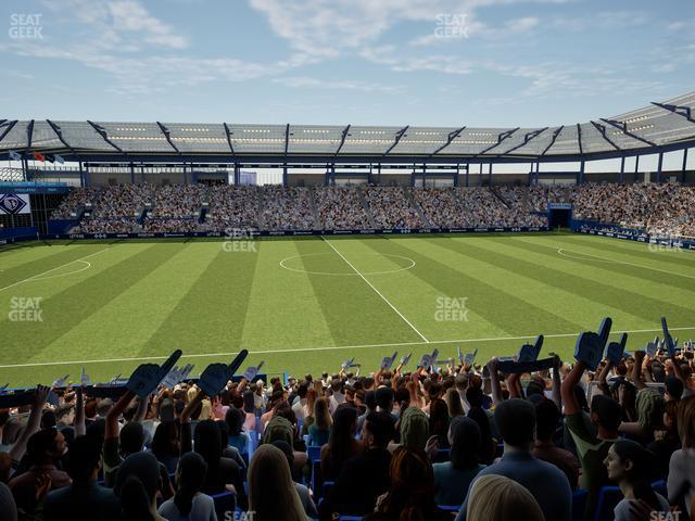 Seating view for Children's Mercy Park Section Shield Club 106