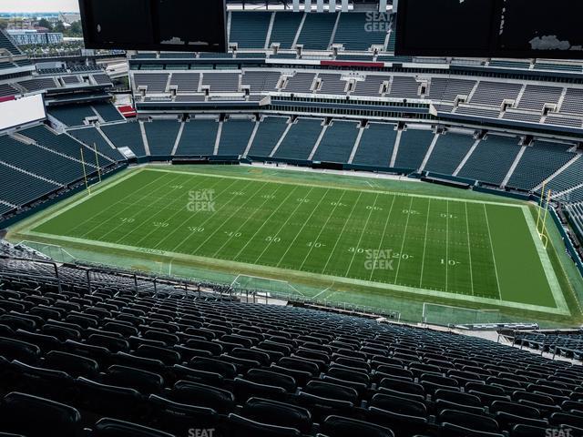 Seating view for Lincoln Financial Field Section 227