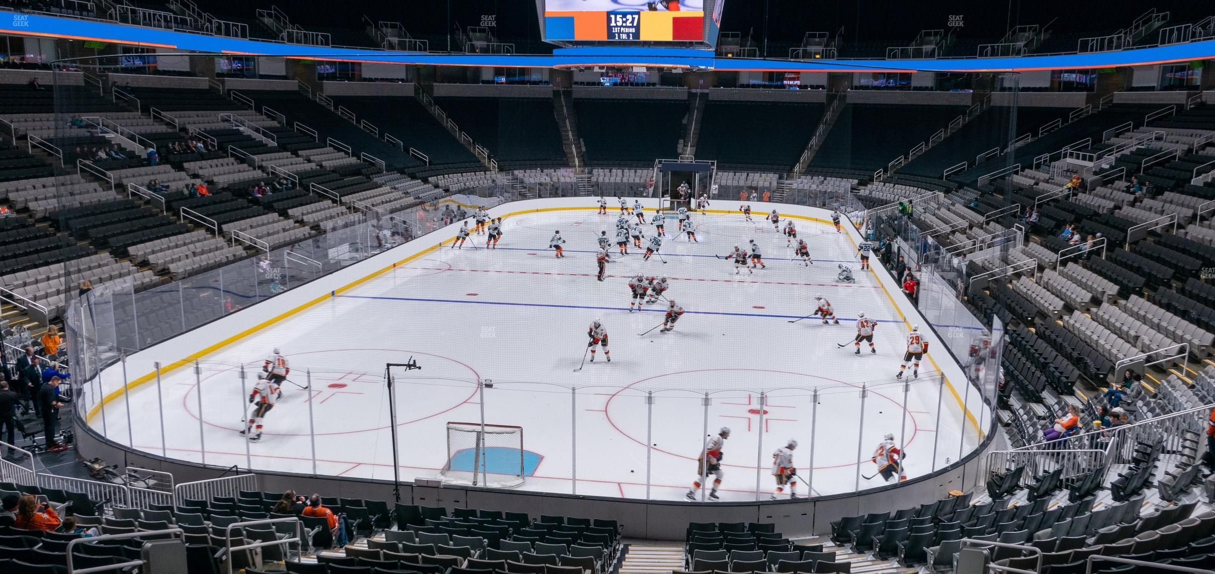 Seating view for SAP Center at San Jose Section 107