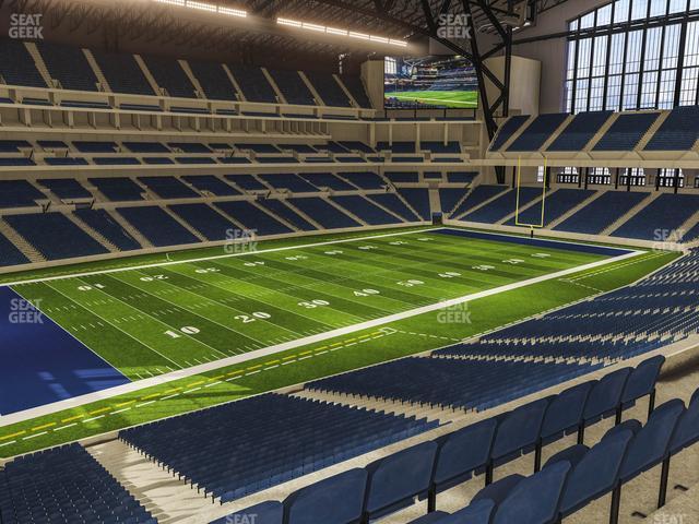 Seating view for Lucas Oil Stadium Section 318