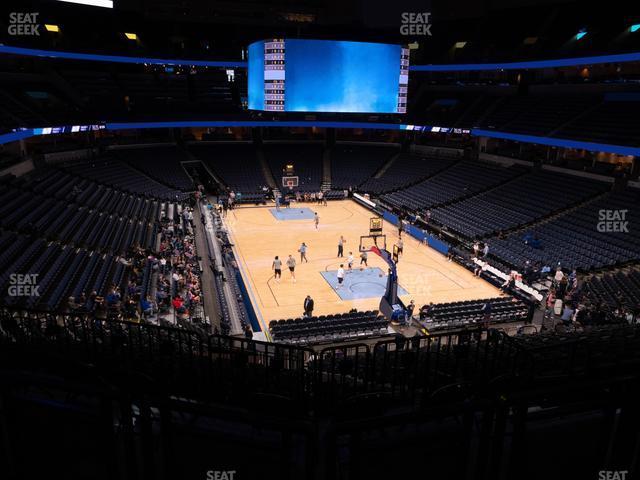 Seating view for FedExForum Section 117