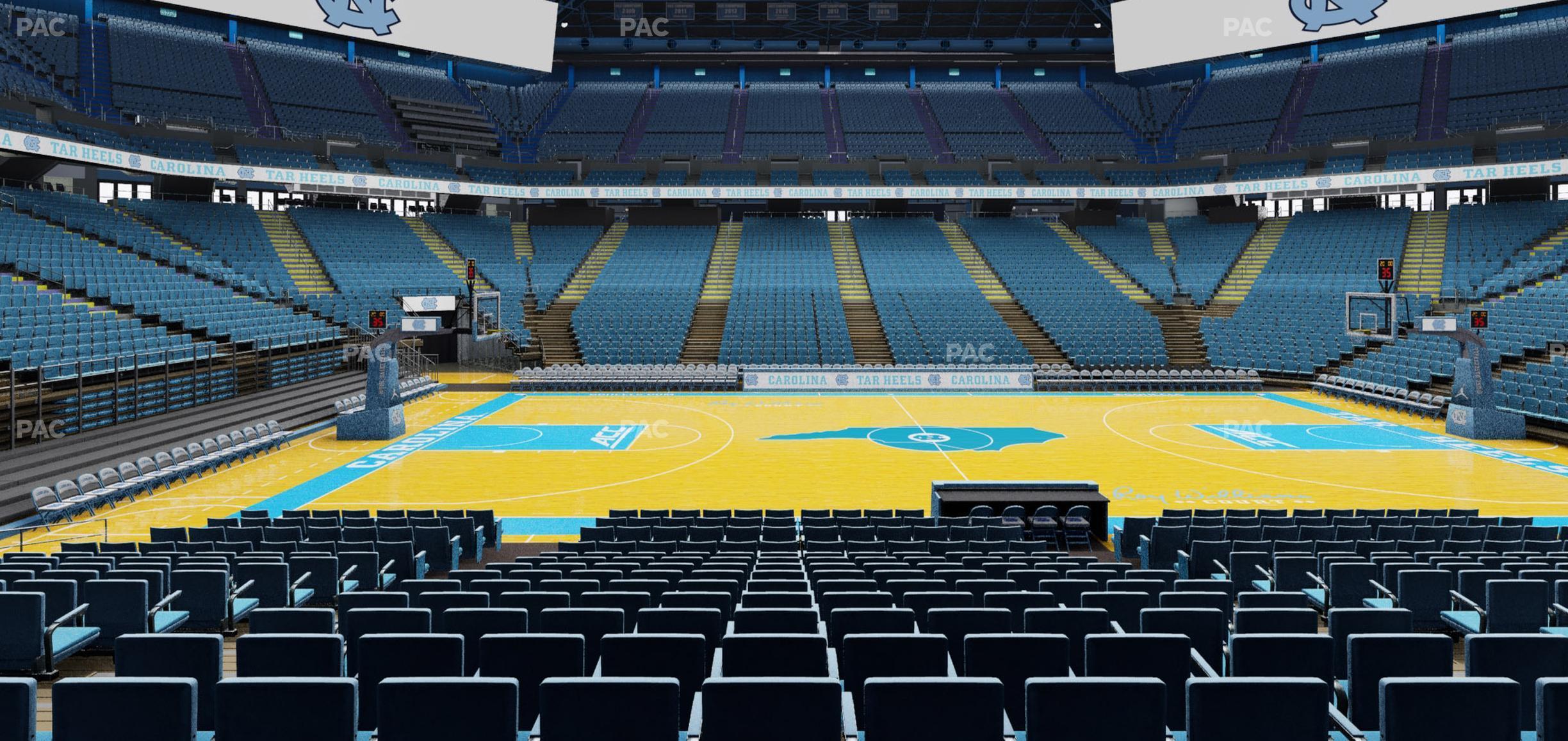 Seating view for Dean Smith Center Section 125